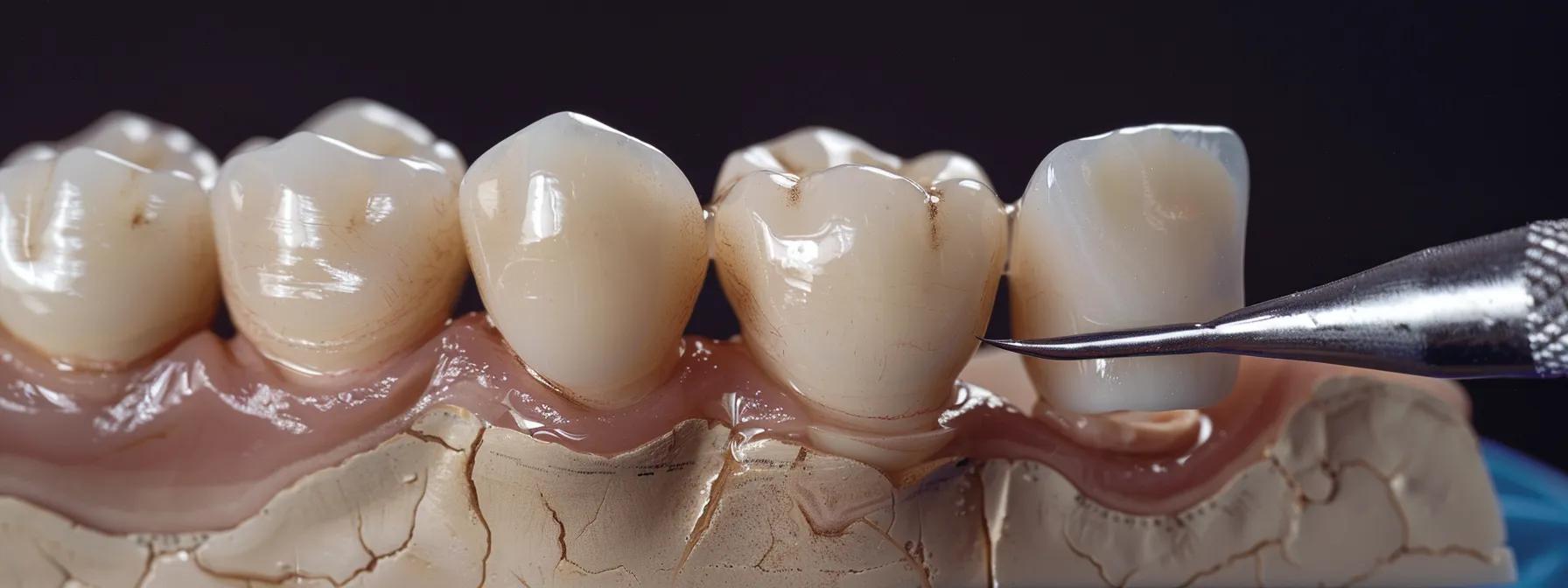 a close-up photo capturing a dentist carefully extracting a tooth using metal tools, with the patient's lip and cheek areas attended to, showcasing the precise steps involved before dental implant placement.