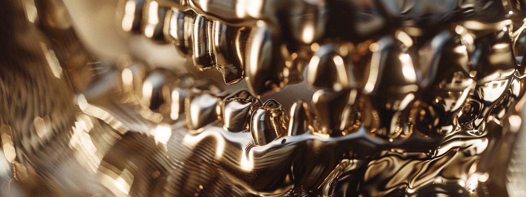 a close-up of a shiny titanium dental implant securely attached to the jawbone, symbolizing longevity and stability.