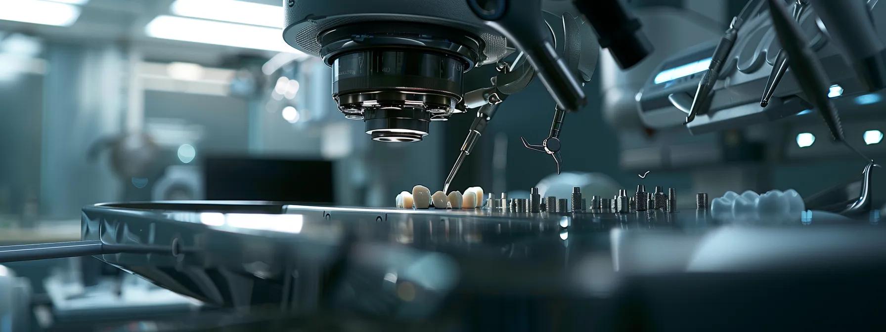 a close-up shot of a dental procedure with tools and equipment, emphasizing the potential risks and impact on dental public health.