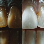 a dazzling smile transformation showcasing a full mouth restoration procedure.