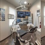 a skilled dentist in crowley, tx carefully performs a root canal procedure in a modern dental office.