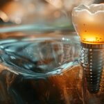 a stable, secure dental implant crown in place, not moving at all.