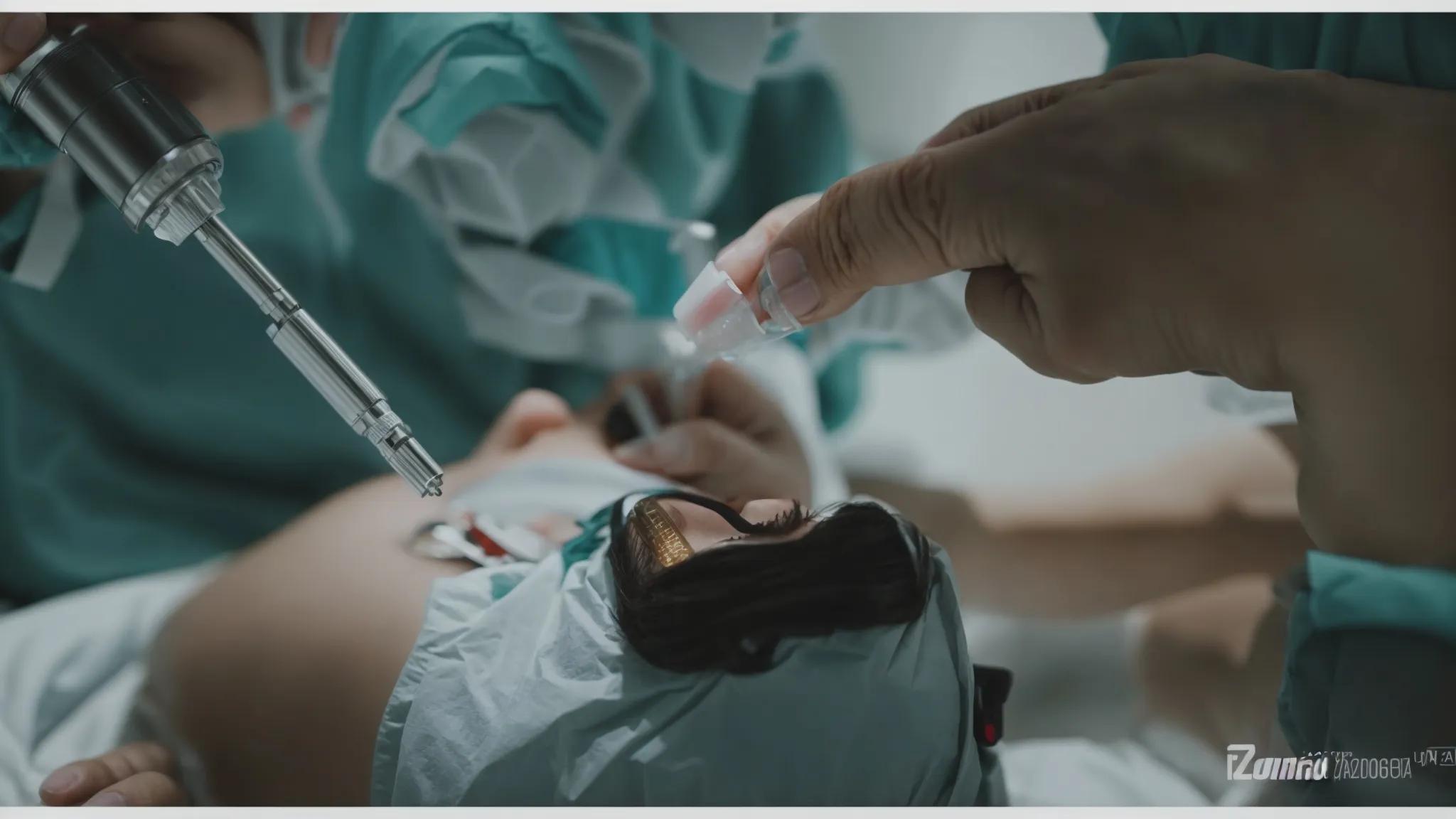 a dentist delicately performing a root canal procedure in crowley, tx, with precision instruments, showcasing the intricate process of saving an infected tooth.