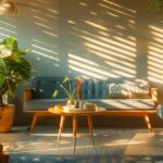 a welcoming dental clinic in tyler, tx, brightened by natural light, featuring a cozy waiting area with vibrant plants and soft seating.