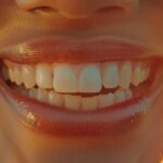 a close-up shot of a radiant smile featuring pristine dental implants contrasted against a backdrop of traditional dentures, illuminated by soft, natural light to emphasize the clarity and vibrancy of dental health choices.