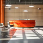 a bright and inviting dental office in waco, texas, features a welcoming reception area with modern décor, emphasizing the accessibility of affordable dentures and implants.