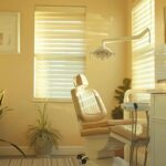 a serene dental clinic in lake worth, bathed in soft, natural light, features an inviting chair set against a backdrop of calming pastel colors, symbolizing comfort and trust in tooth extraction services.