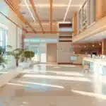 a bright and welcoming dental clinic in fort worth, showcasing an inviting treatment area with modern equipment and serene colors that imply comfort and affordability.