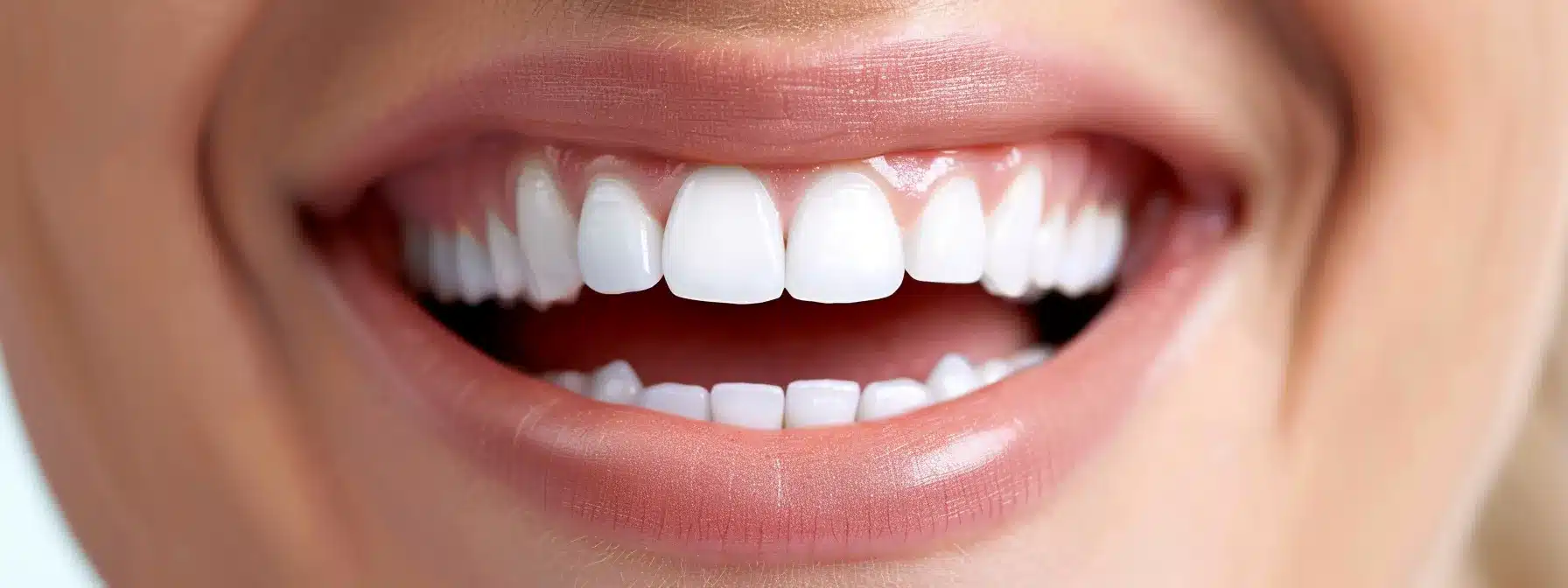 a confident individual smiles brightly, showcasing a flawless set of dental implants, set against a backdrop of a welcoming dental clinic where various payment plan brochures are subtly visible.