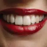 a radiant smile reveals stunning dental implants, highlighting confidence and a new lease on life in a bright, inviting dental clinic.