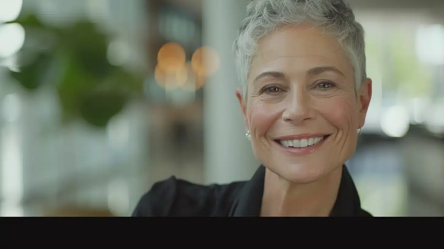 a radiant smile showcases the transformative power of dental implants, highlighting their ability to restore confidence and enhance overall wellness against a softly lit background.