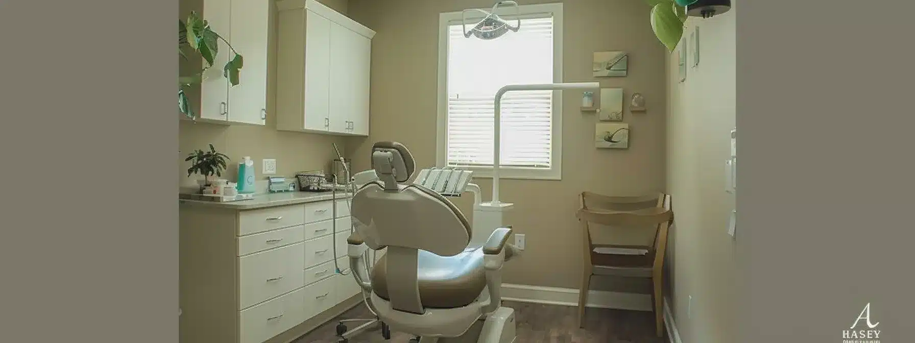 a serene dental clinic in fort worth, bathed in warm, inviting light, showcases a smiling patient sharing their successful aftercare journey with a dental professional, surrounded by thoughtful display of aftercare tips and techniques.