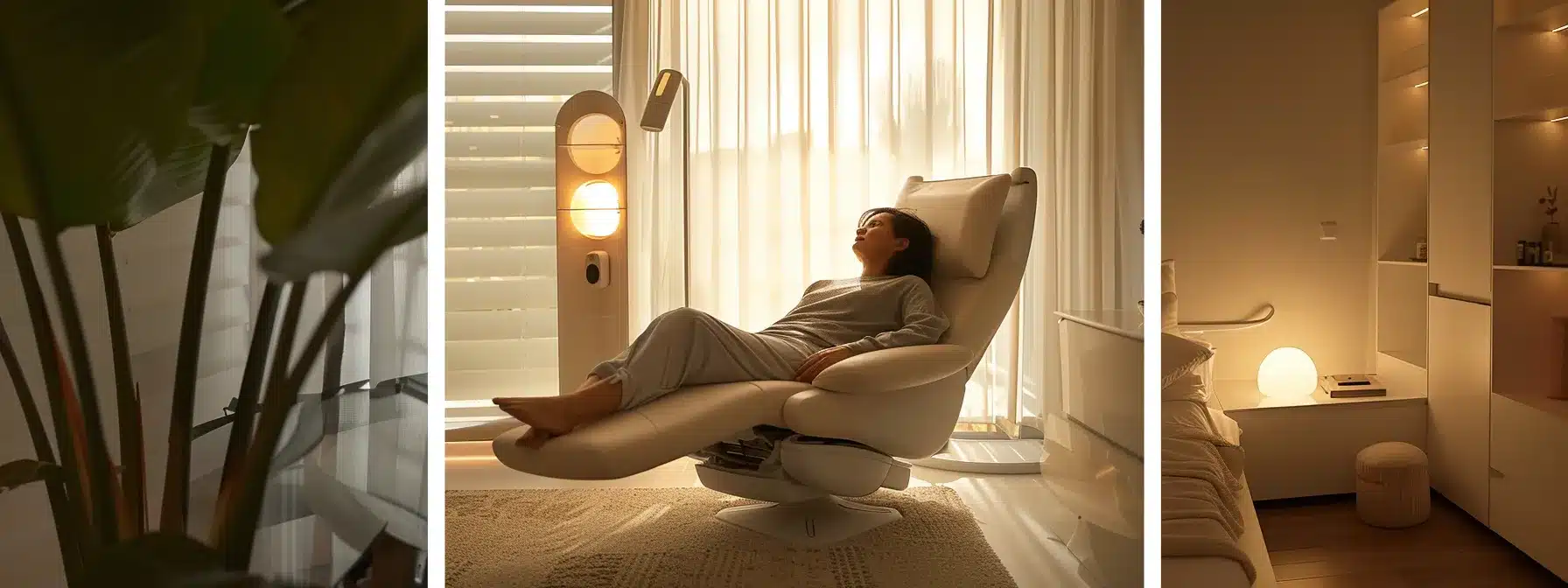 a serene dental clinic setting, illuminated by soft natural light, features a patient gently resting in a modern chair, surrounded by inspiring imagery of healthy smiles, emphasizing the importance of post-operative care and recovery after dental implant surgery.