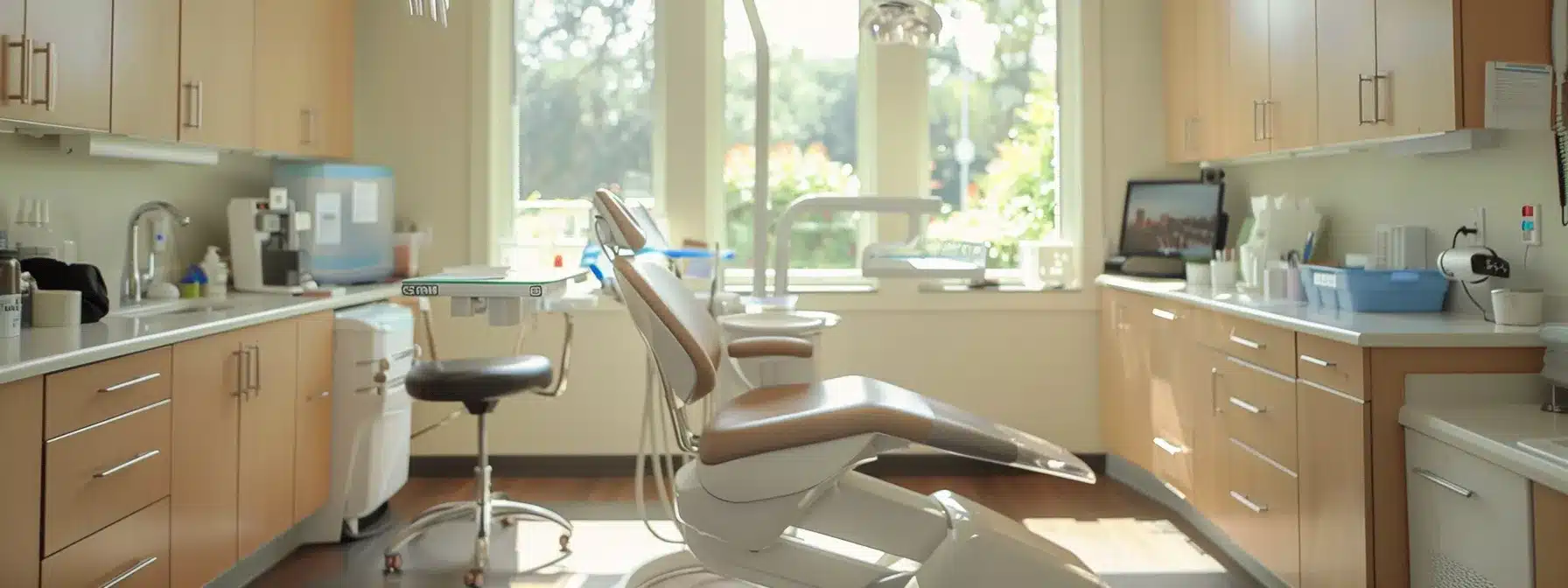 a serene dental office bathed in soft, natural light showcases a compassionate consultation between a dentist and a patient, symbolizing hope and accessibility in dental care financing.