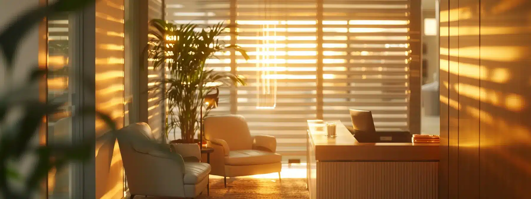 a serene dentist's office bathed in soft, natural light, featuring a patient discussing financing options for full mouth dental implants with a compassionate dental professional, symbolizing the journey towards a confident smile.