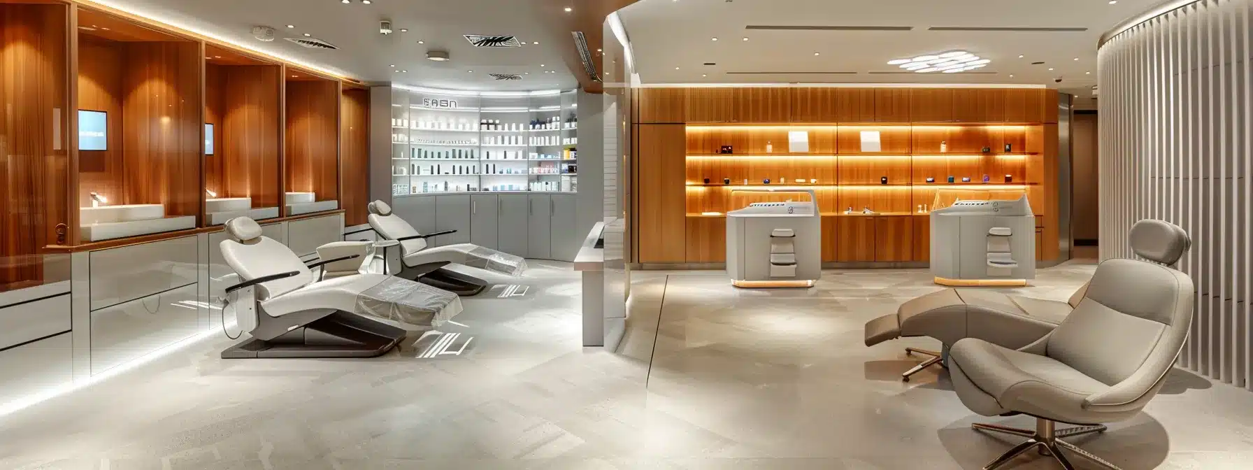 a modern dental clinic interior showcases a sleek dental chair with high-tech imaging equipment, emphasizing the contrast between glistening dental implants and the natural warmth of human teeth, illuminating the complexities and challenges of implant maintenance in a professional environment.