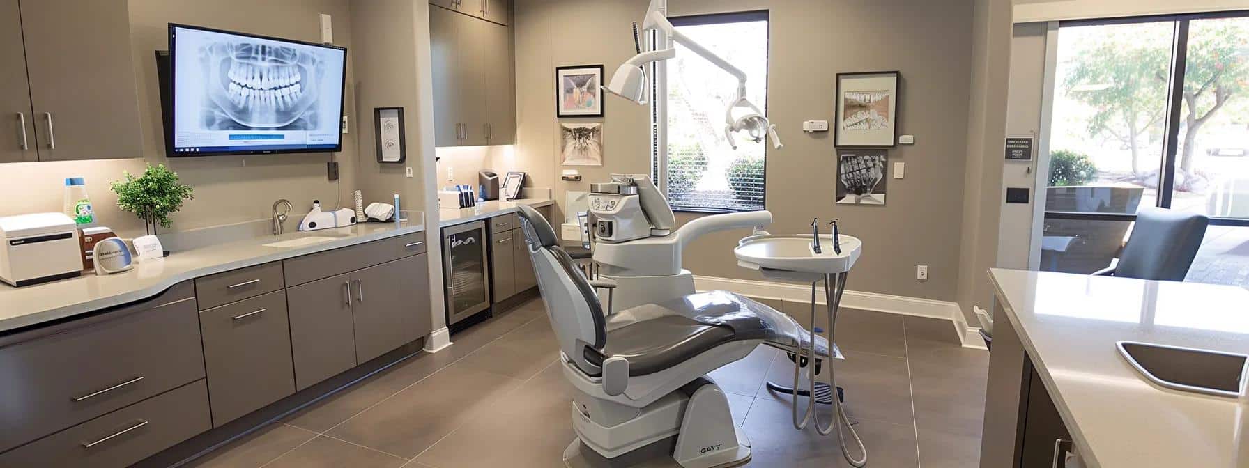 an informative dental consultation in a modern, well-lit office, showcasing a dentist using advanced digital scanning technology to assess a patient's denture fit and monitor bone density changes, emphasizing the importance of maintaining oral health and stability.