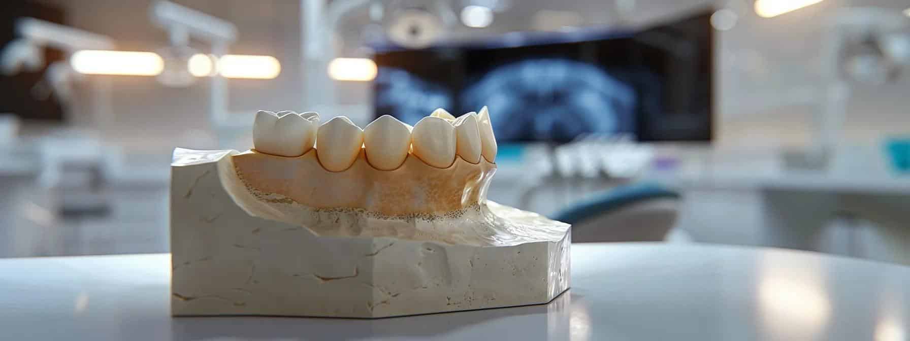 Dental crown discoloration due to materials, aging, and surface changes over time.
