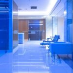 a focused view of a modern dental office in crowley, texas, featuring a sleek treatment room equipped with advanced dental technology, conveying a reassuring atmosphere for patients seeking affordable root canal services.