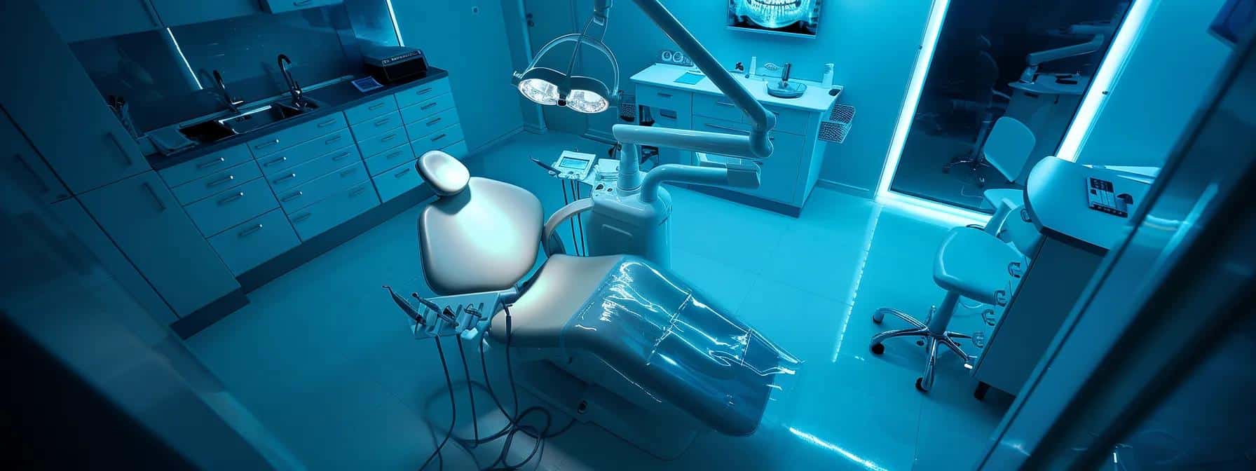a modern dental clinic in lake worth, texas, showcases state-of-the-art equipment and a sleek, sterile environment, emphasizing high-quality titanium dental implants that demonstrate both aesthetic appeal and functional mastery in restoring smiles.