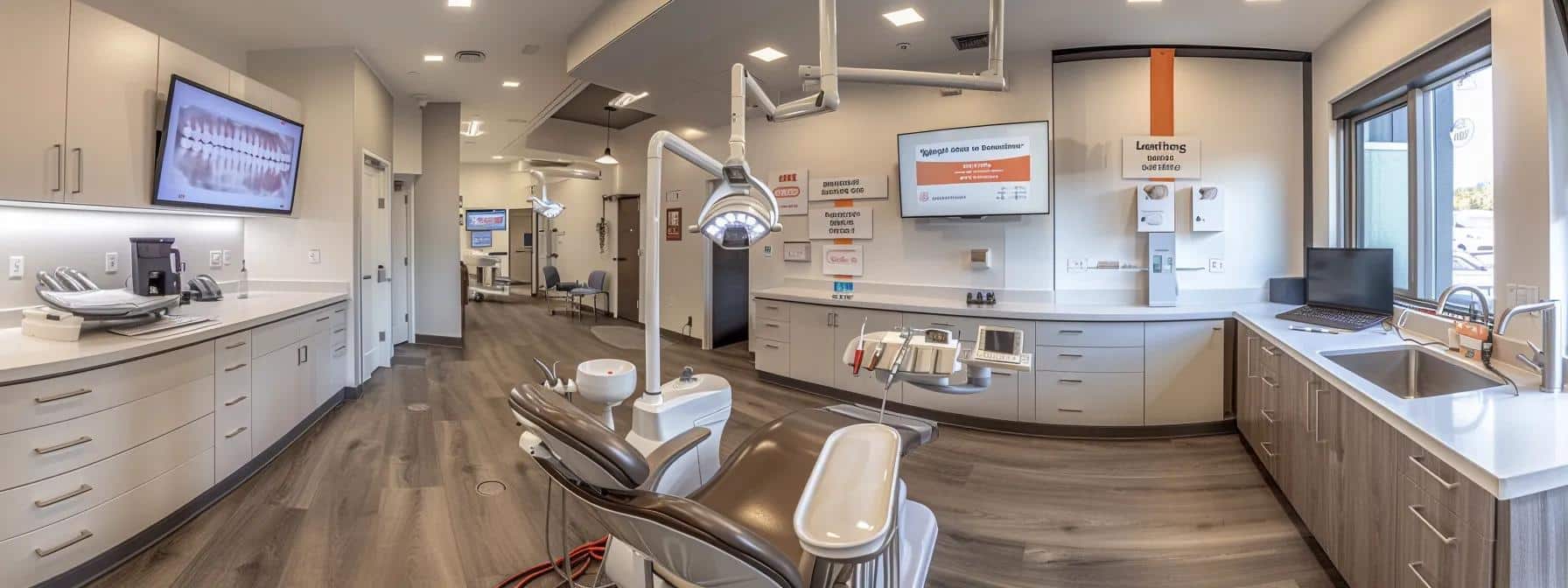 Image of dental crowns being cleaned to prevent discoloration and maintain oral hygiene.