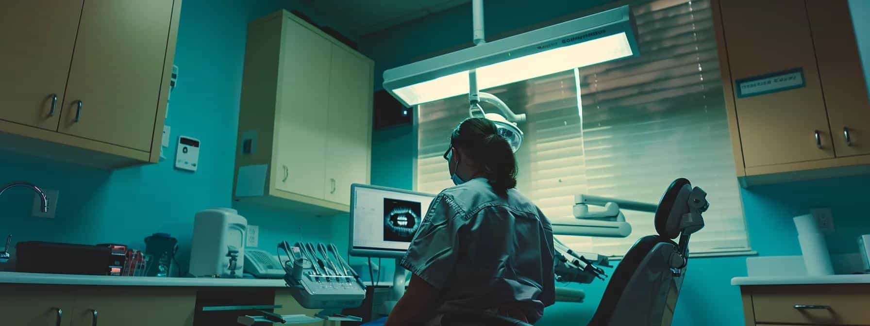 Black dental crown highlighting discoloration concerns in Fort Worth patients.