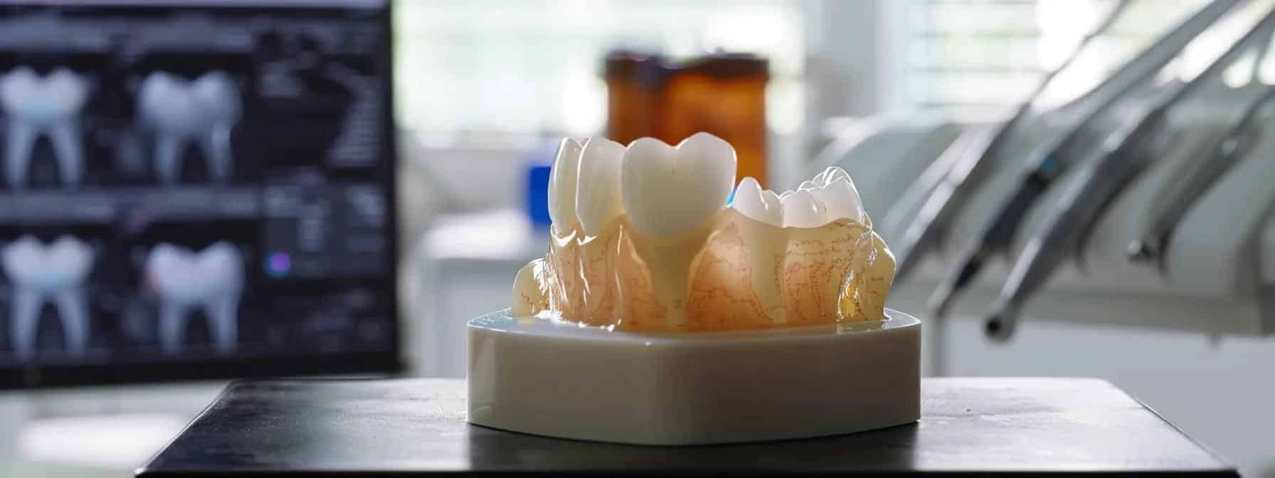 Illustration of factors influencing cracked crowned tooth treatment success and restoration longevity.