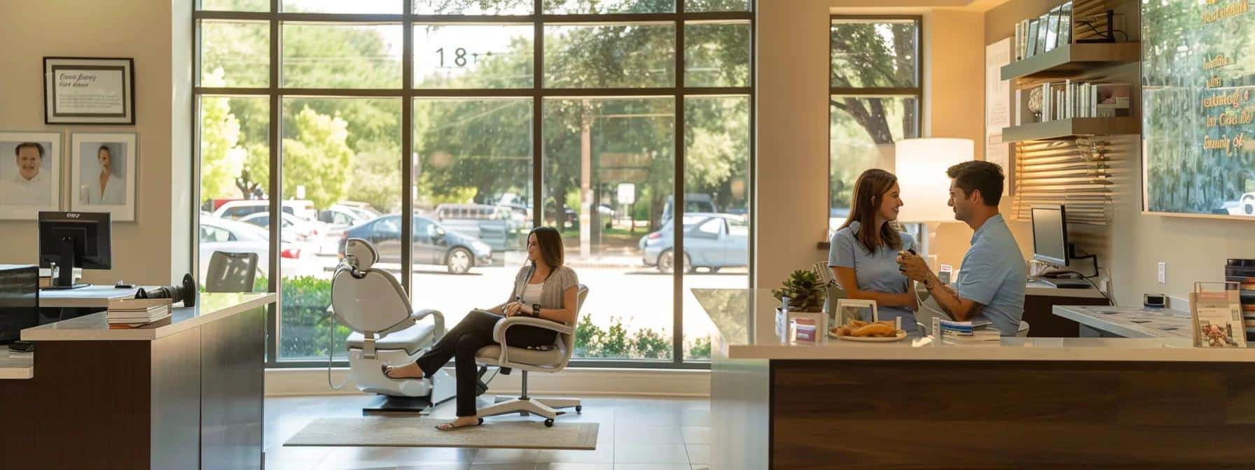 Guide on dentures in Mansfield, TX, addressing comfort, care, and options for patients.