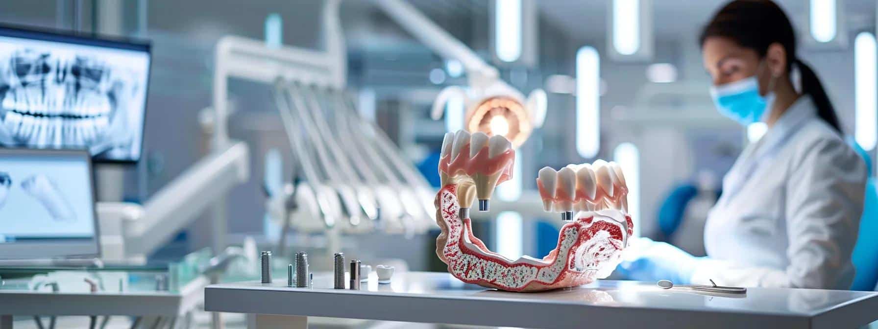 Image of a damaged tooth needing a dental crown due to decay and fractures.