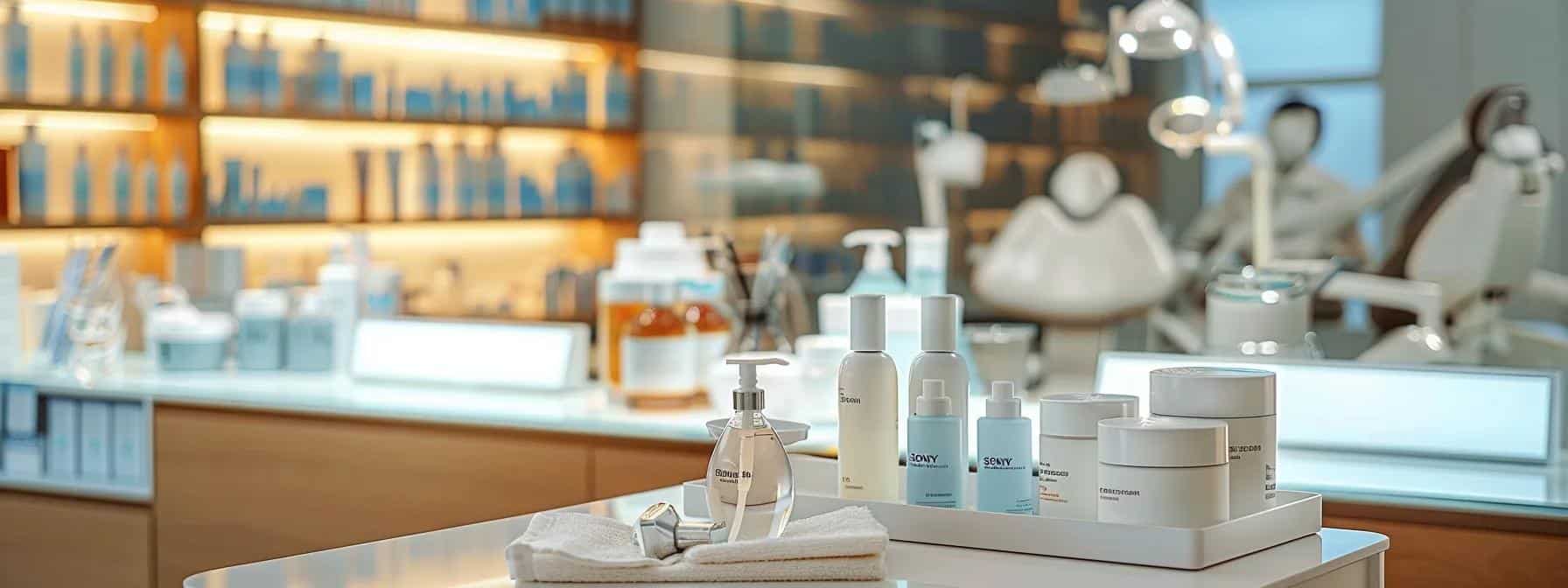 Image of dentures with cleaning tools and tips for prevention of damage.