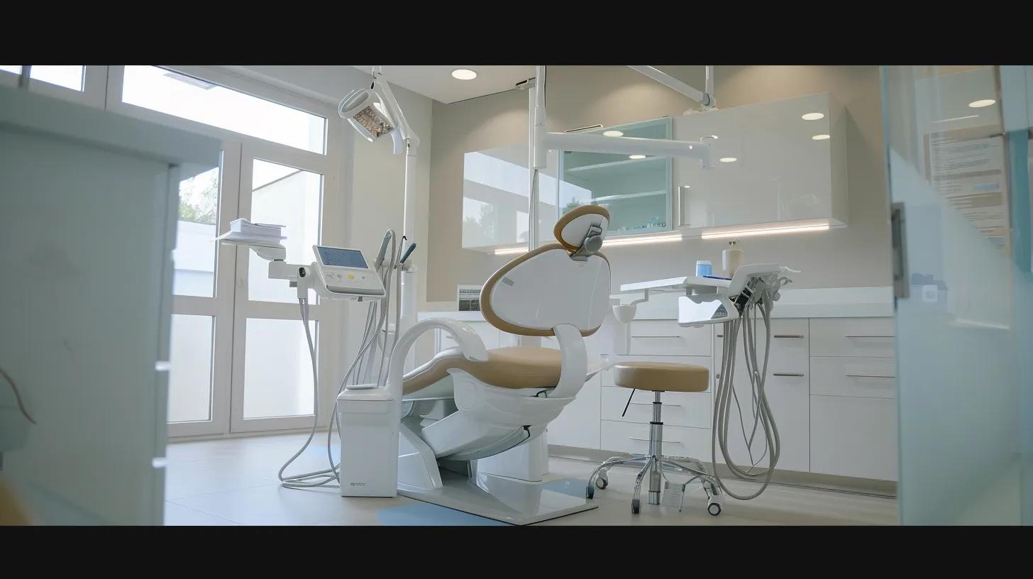 a sophisticated dental clinic interior, featuring a modern dental chair and advanced equipment, highlights the transformative impact of dental implants on patient confidence and oral health.