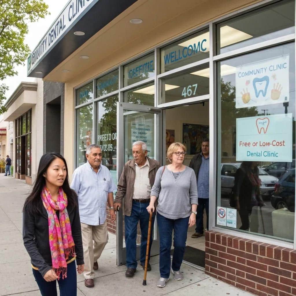 Community dental clinic providing free or low-cost services to local residents