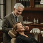 Dental consultation about affordable crowns and bridges in a welcoming dental office