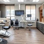 a modern dental clinic in lake worth, tx, showcasing a pristine treatment room equipped with advanced dental technology and an inviting ambiance, emphasizing the cutting-edge solutions for dental implants.