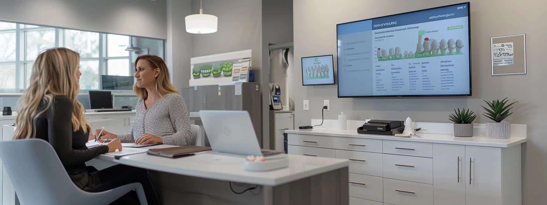 Infographic illustrating financing options for dentures and implants in Denton, Texas.