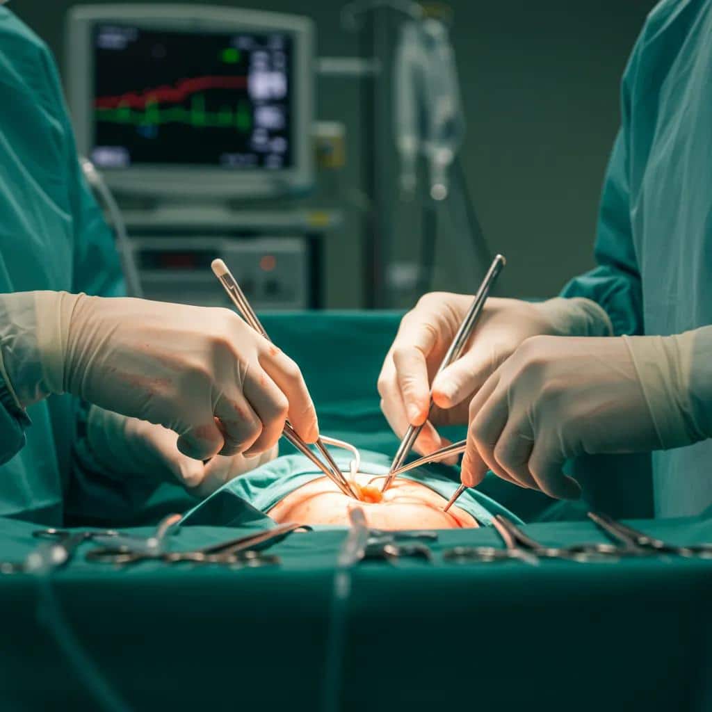 Experienced surgical team in action, showcasing the benefits of skilled surgeons during complex procedures