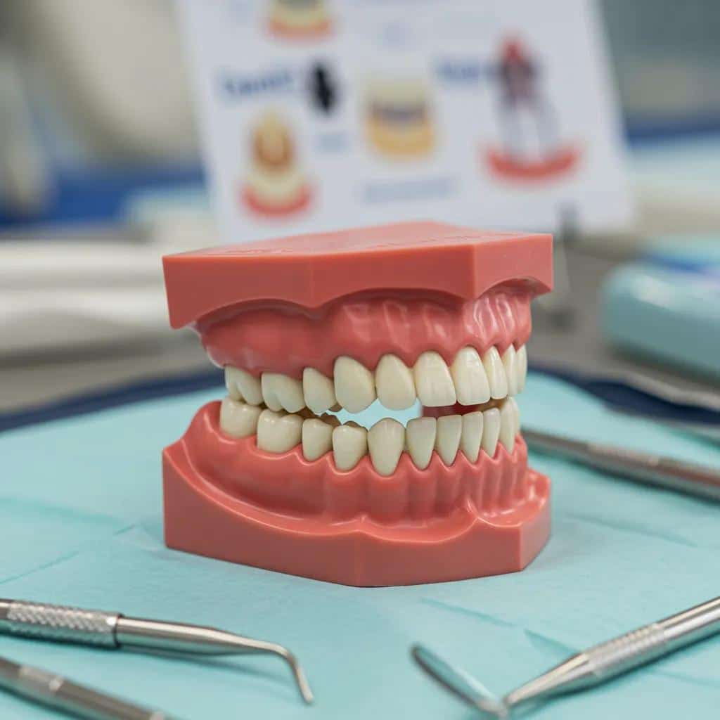 Healthy gum tissue model highlighting its importance for dental implants