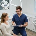 Dental consultation scene emphasizing trust and professionalism in implant selection