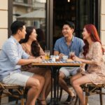 Dental professional performing dental implant surgery with tools and implant visible