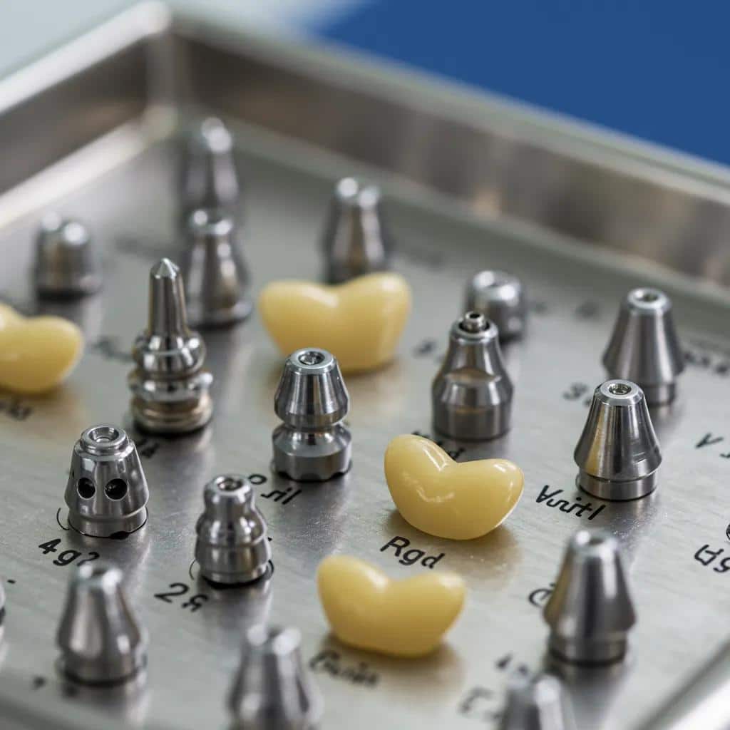 Different types of dental abutments and their materials