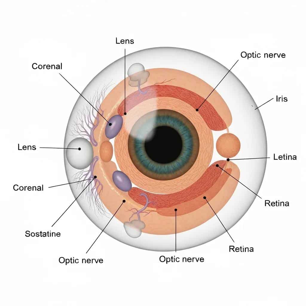 Illustration of a dental implant: fixture, abutment, and crown