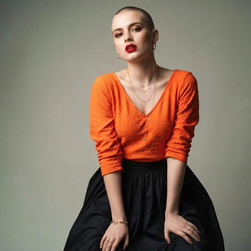 Patient at home following post-operative care after dental implant surgery