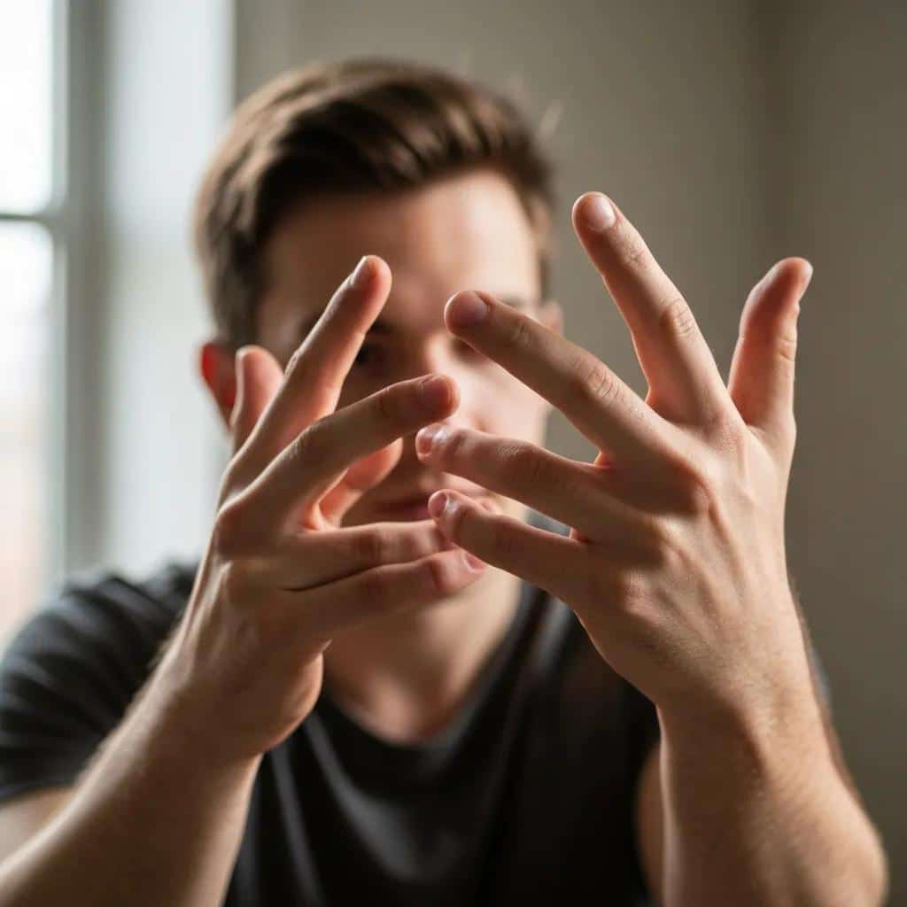 Close-up smile showing healthy gums