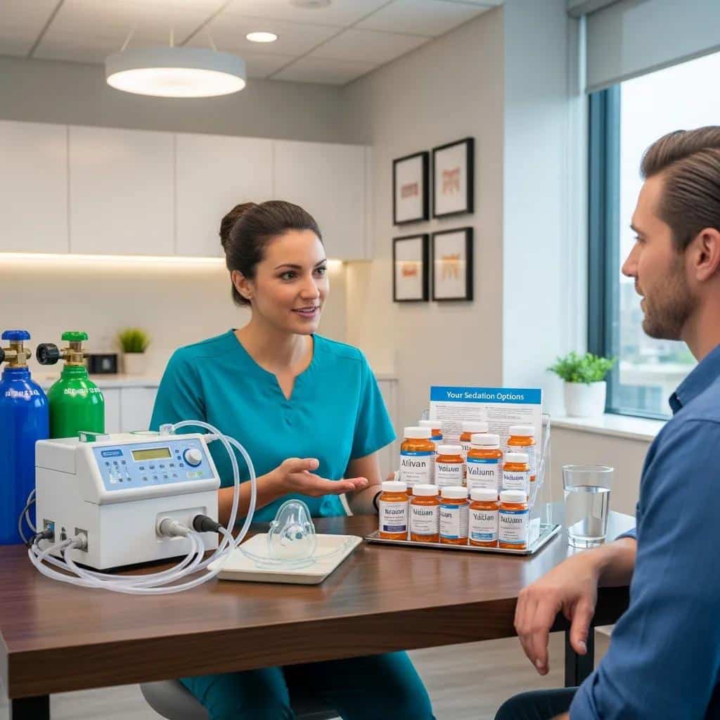 Overview of sedation options for enhancing comfort during dental implant surgery