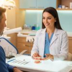 Dental consultation on affordable dental implants in a welcoming clinic
