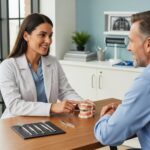 Dental consultation on bone quality and dental implants