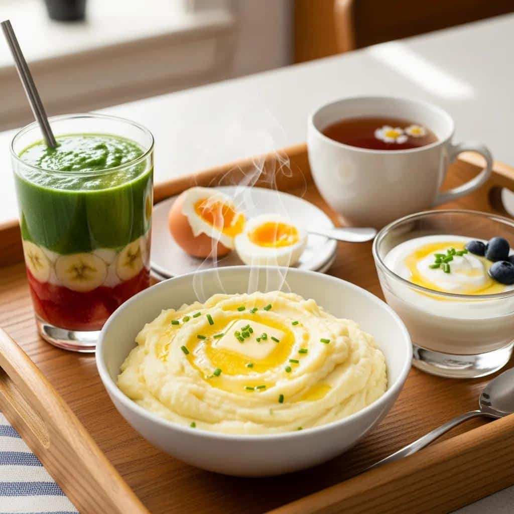 Recommended soft foods for recovery after dental implant surgery