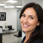 Smiling patient in a dental clinic showcasing the benefits of zygomatic dental implants