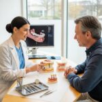 Dental consultation on implants for patients with bone loss