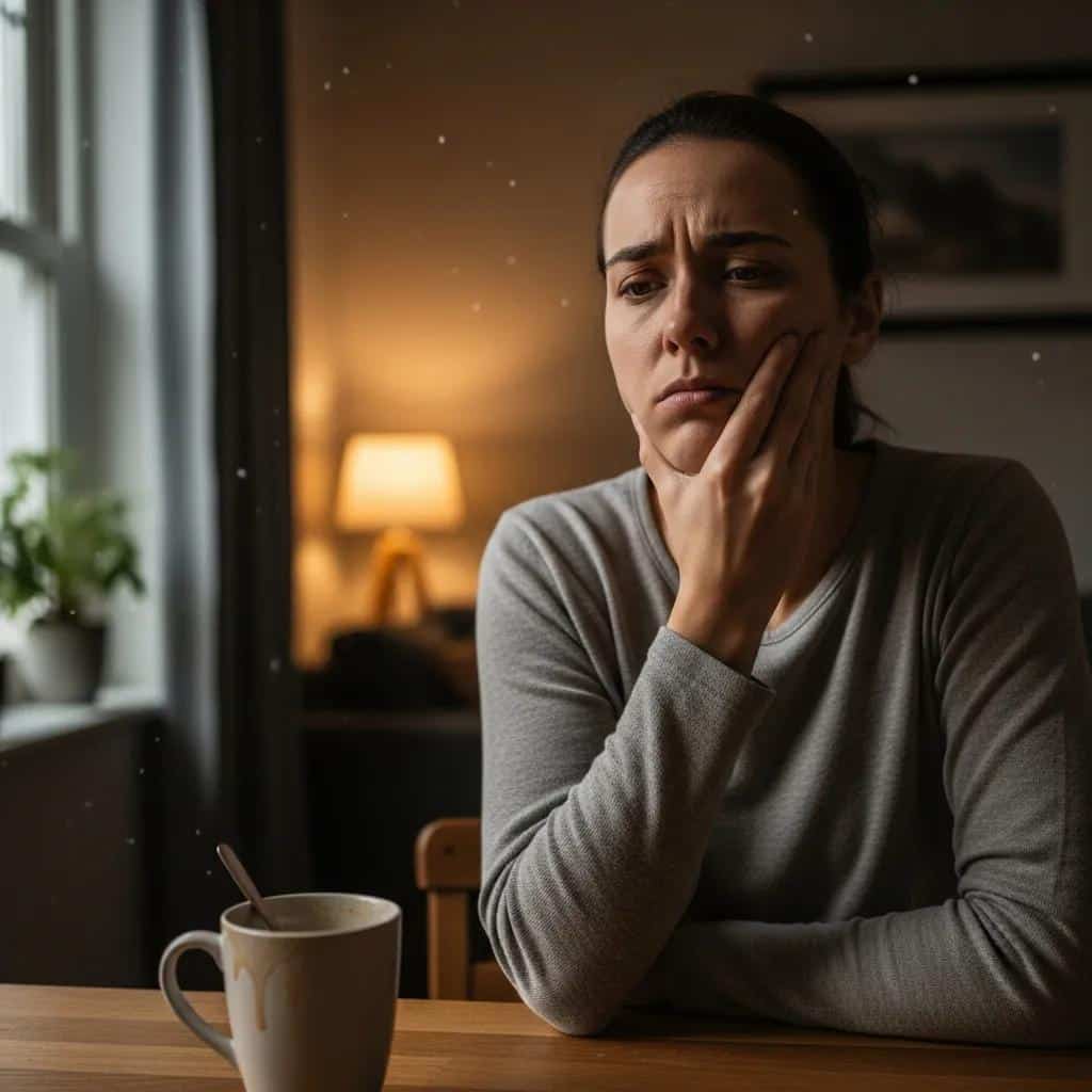 Person experiencing tooth pain, highlighting symptoms that may indicate the need for a root canal